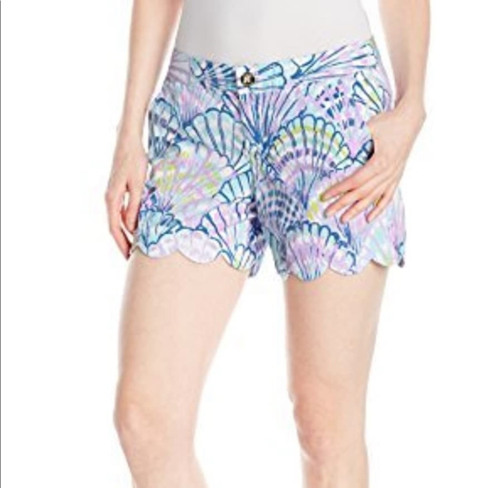 Lilly Pulitzer Oh Shello buttercup shorts